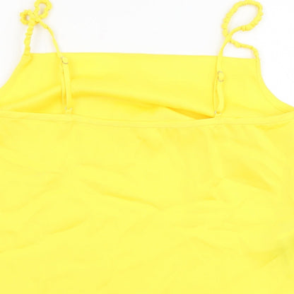 Womens UK Size S Mango Yellow Camisole Tank