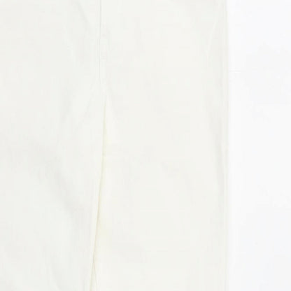 Womens UK Size 30 in H&M Regular Fit Skinny White Jeans