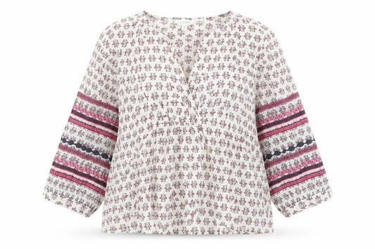 Womens UK Size S Per Una Multicoloured Basic Blouse