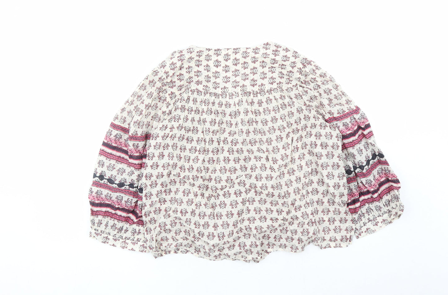 Womens UK Size S Per Una Multicoloured Basic Blouse