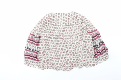 Womens UK Size S Per Una Multicoloured Basic Blouse
