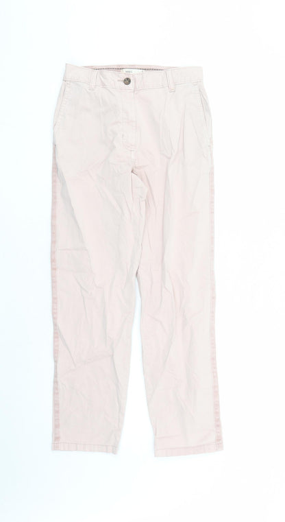 Womens UK Size 6 Marks and Spencer Regular Fit Chino Pink Trousers