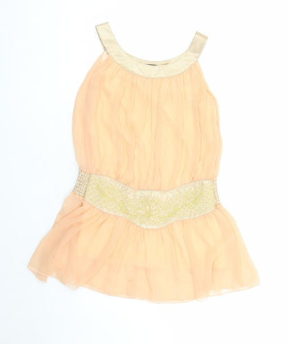 Womens UK Size S Tenki Orange Camisole Tank