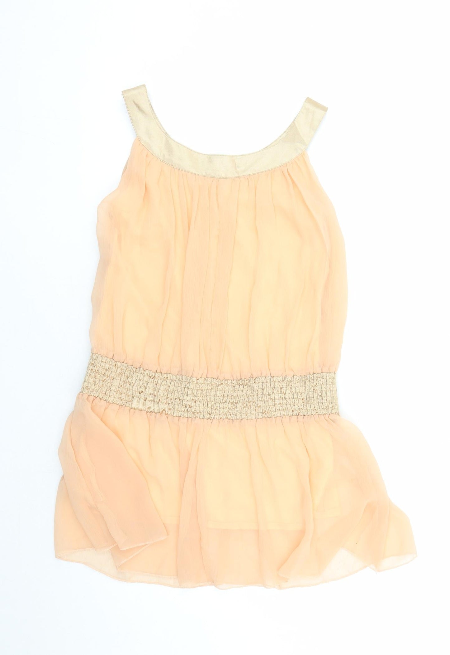 Womens UK Size S Tenki Orange Camisole Tank