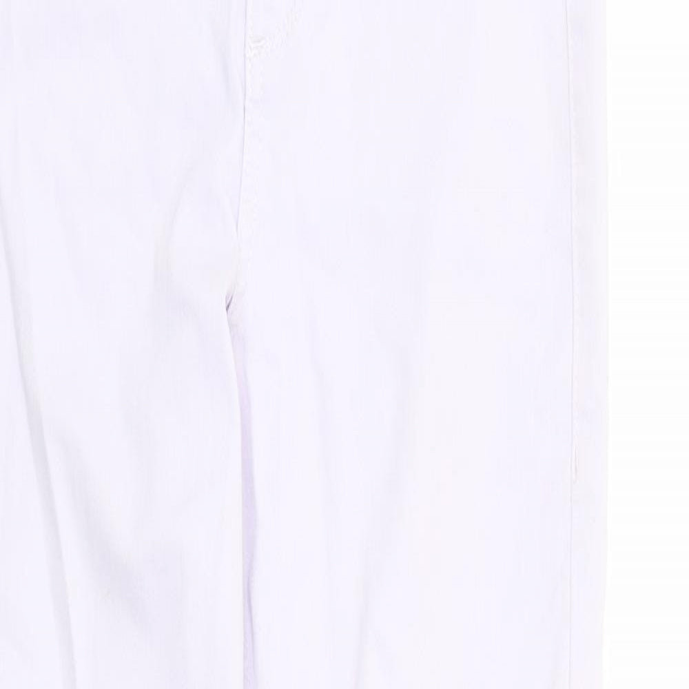 Womens UK Size 8 Marks and Spencer Regular Fit Skinny Purple Jeans