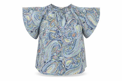 Womens UK Size 6 NEXT Multicoloured Basic Blouse