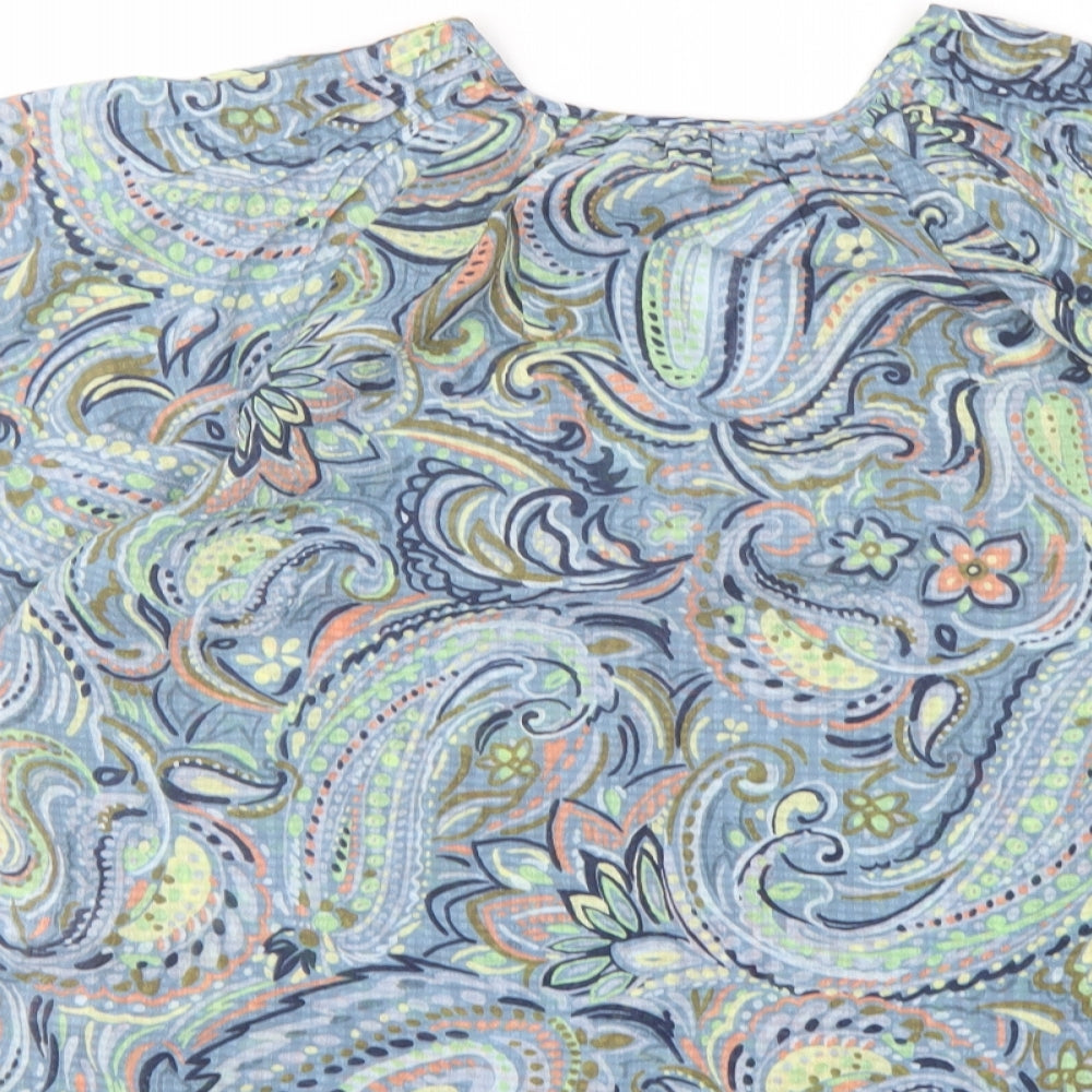 Womens UK Size 6 NEXT Multicoloured Basic Blouse