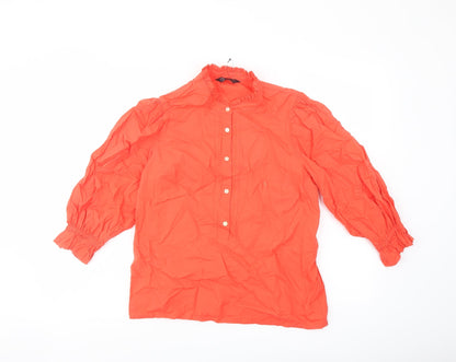 Womens UK Size 8 Marks and Spencer Red Basic Blouse