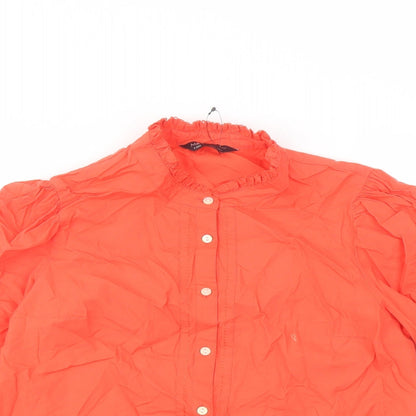 Womens UK Size 8 Marks and Spencer Red Basic Blouse