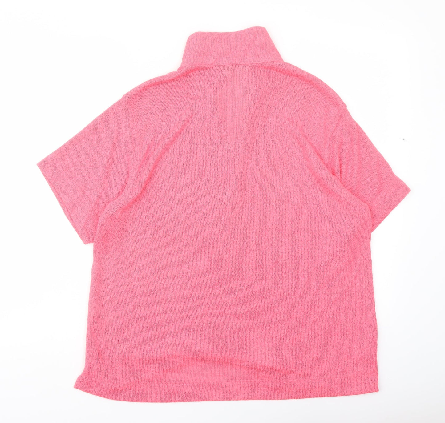 Womens UK Size 16 Marks and Spencer Pink Pullover Jumper