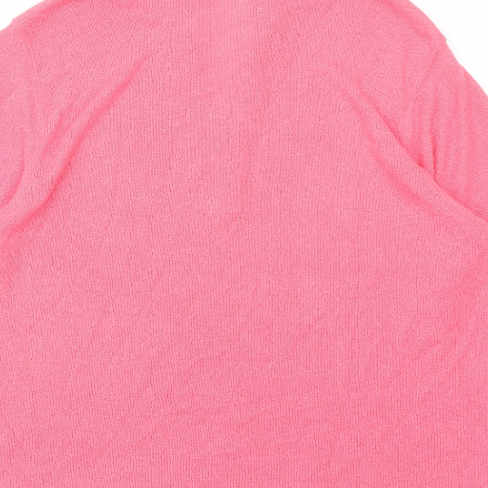 Womens UK Size 16 Marks and Spencer Pink Pullover Jumper