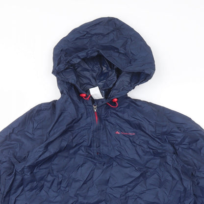 Mens UK Size S Quechua Blue Anorak Coat