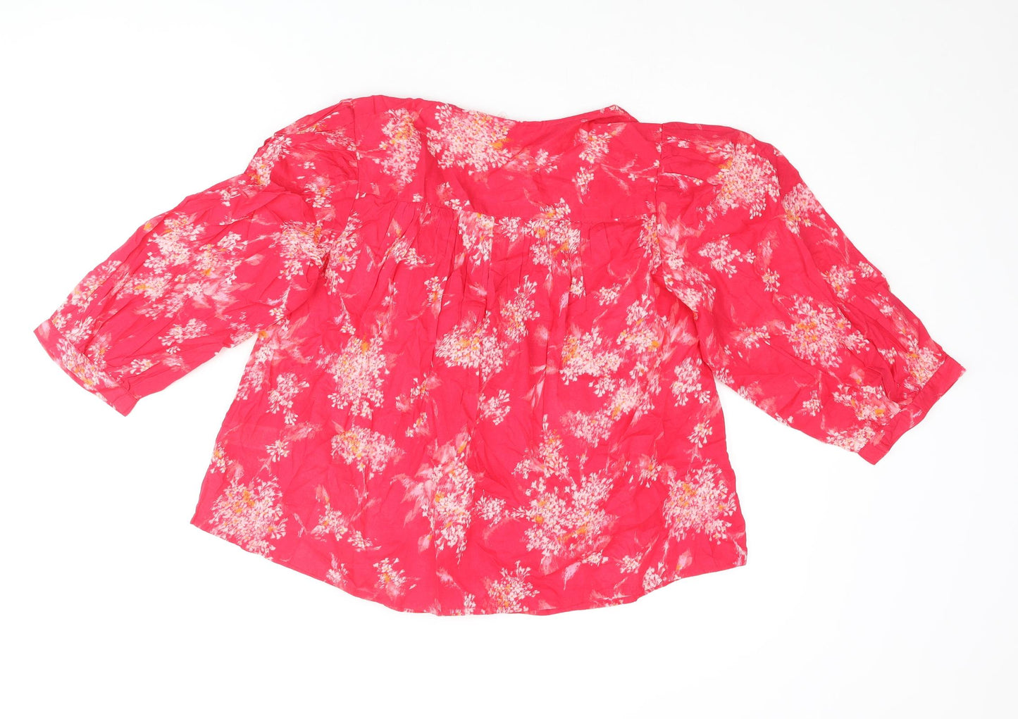 Womens UK Size XS Per Una Pink Basic Blouse