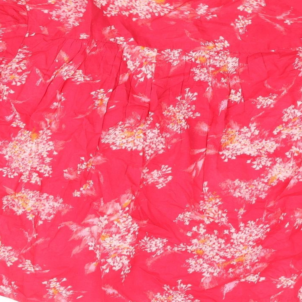 Womens UK Size XS Per Una Pink Basic Blouse