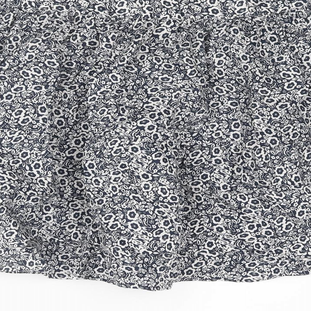 Marks and Spencer Womens Blue Floral Cotton Mini Skirt Size 18
