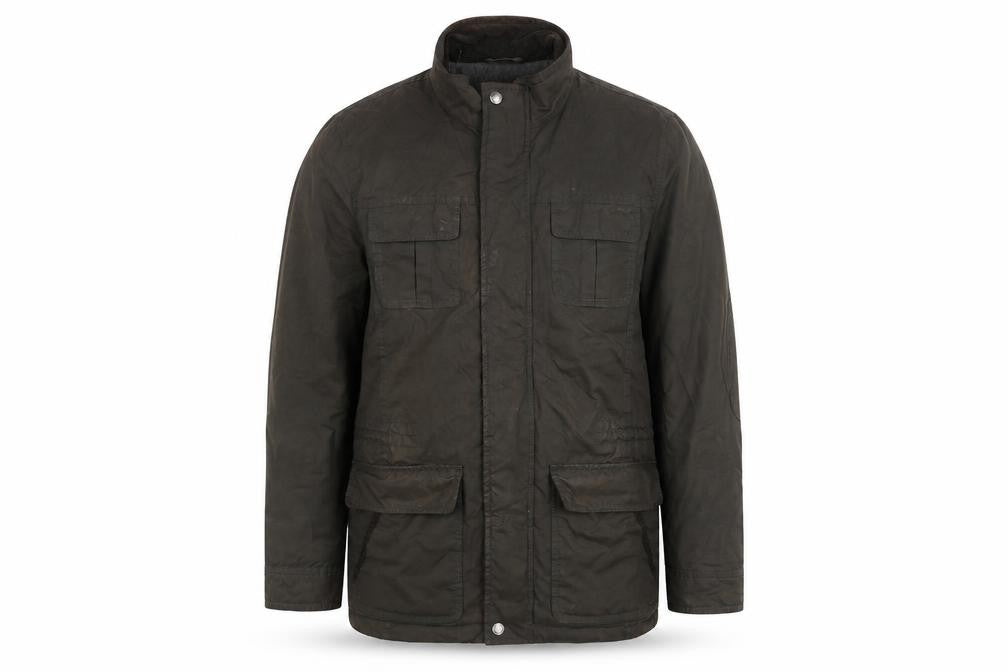 Mens UK Size L John Lewis Brown Pea Coat