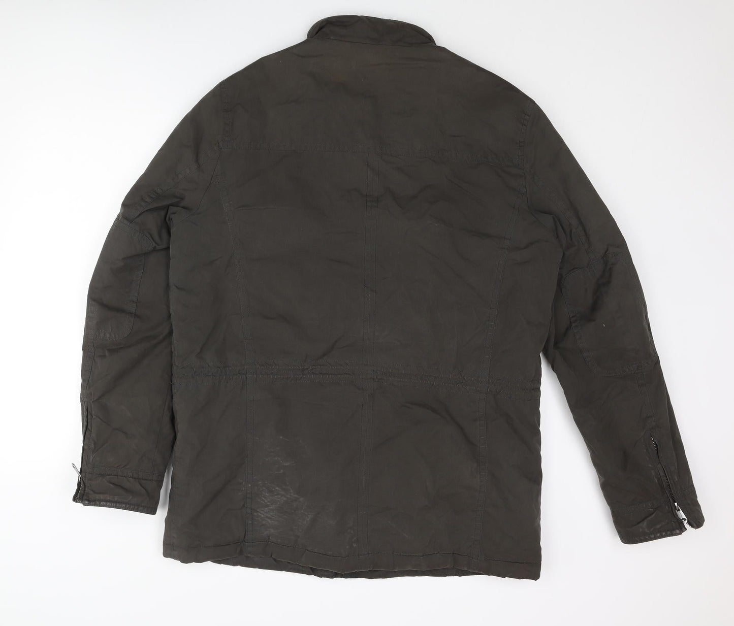 Mens UK Size L John Lewis Brown Pea Coat