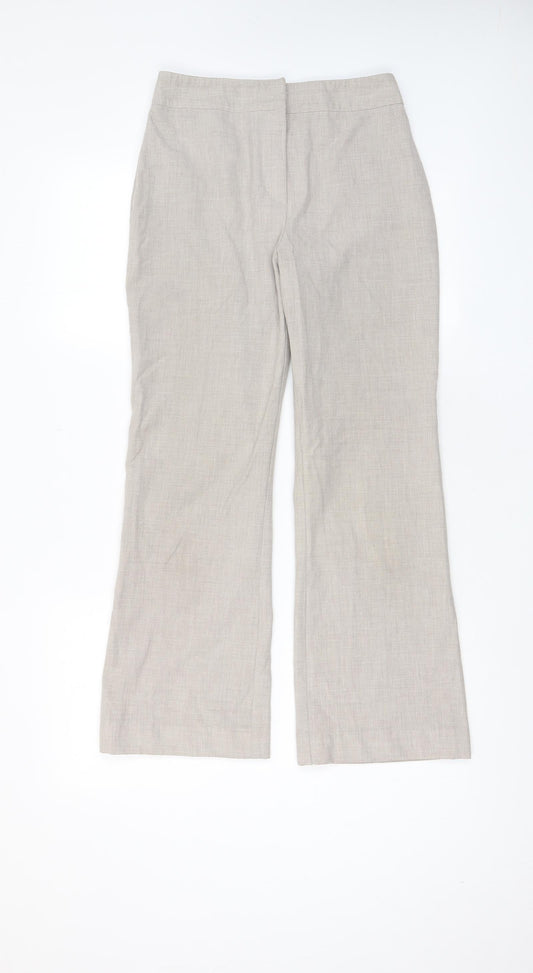 Womens UK Size 10 Essentials Regular Fit  Beige Trousers