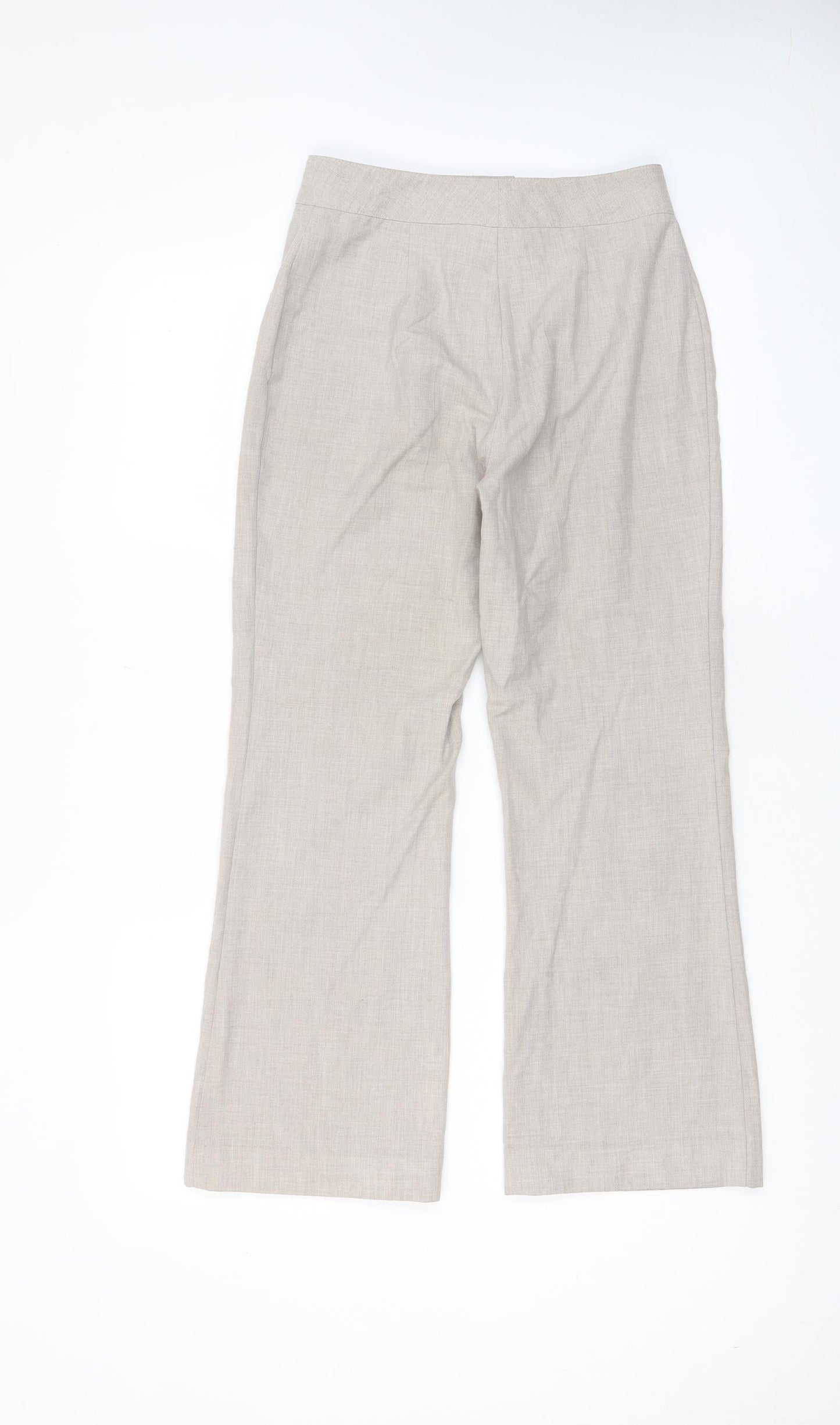 Womens UK Size 10 Essentials Regular Fit  Beige Trousers
