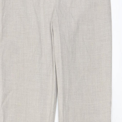 Womens UK Size 10 Essentials Regular Fit  Beige Trousers