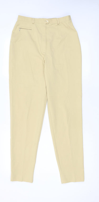 Womens UK Size 14 Steilmann Regular Fit  Yellow Trousers