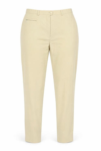 Womens UK Size 14 Steilmann Regular Fit  Yellow Trousers