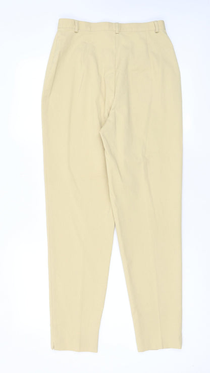Womens UK Size 14 Steilmann Regular Fit  Yellow Trousers