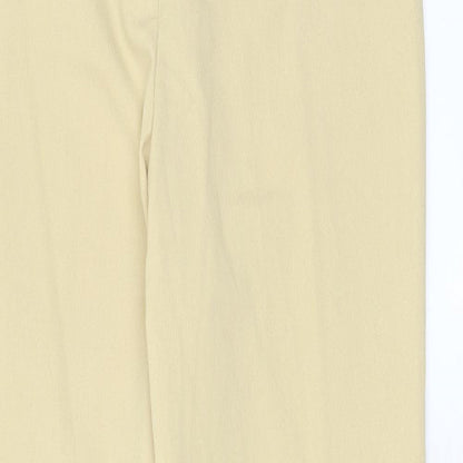 Womens UK Size 14 Steilmann Regular Fit  Yellow Trousers