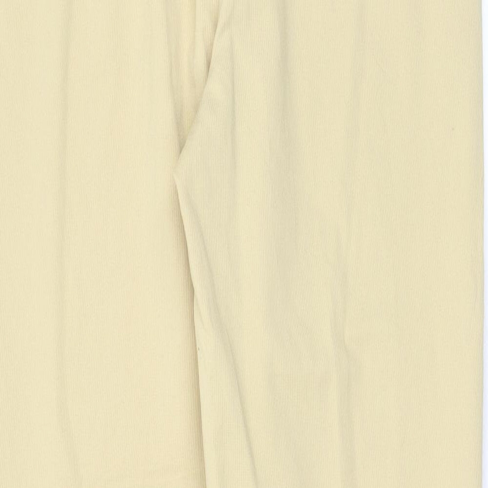 Womens UK Size 14 Steilmann Regular Fit  Yellow Trousers