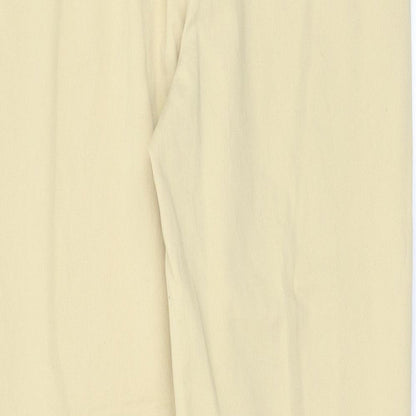 Womens UK Size 14 Steilmann Regular Fit  Yellow Trousers