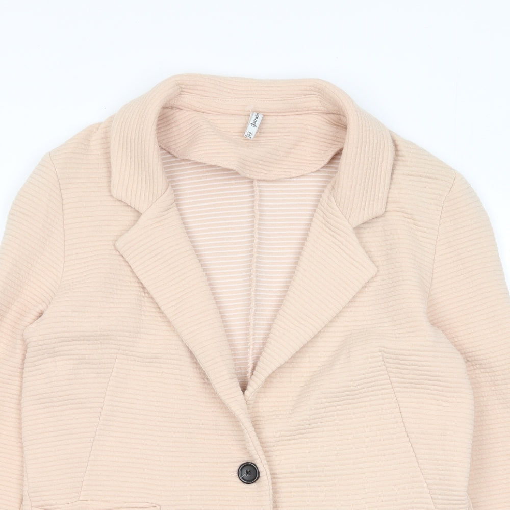 Womens UK Size S Stradivarius Pink Jacket