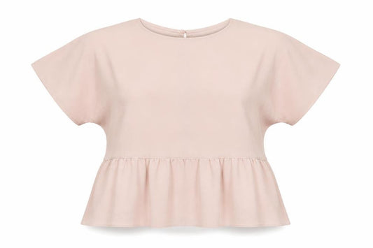Womens UK Size 8 New Look Pink Basic T-Shirt