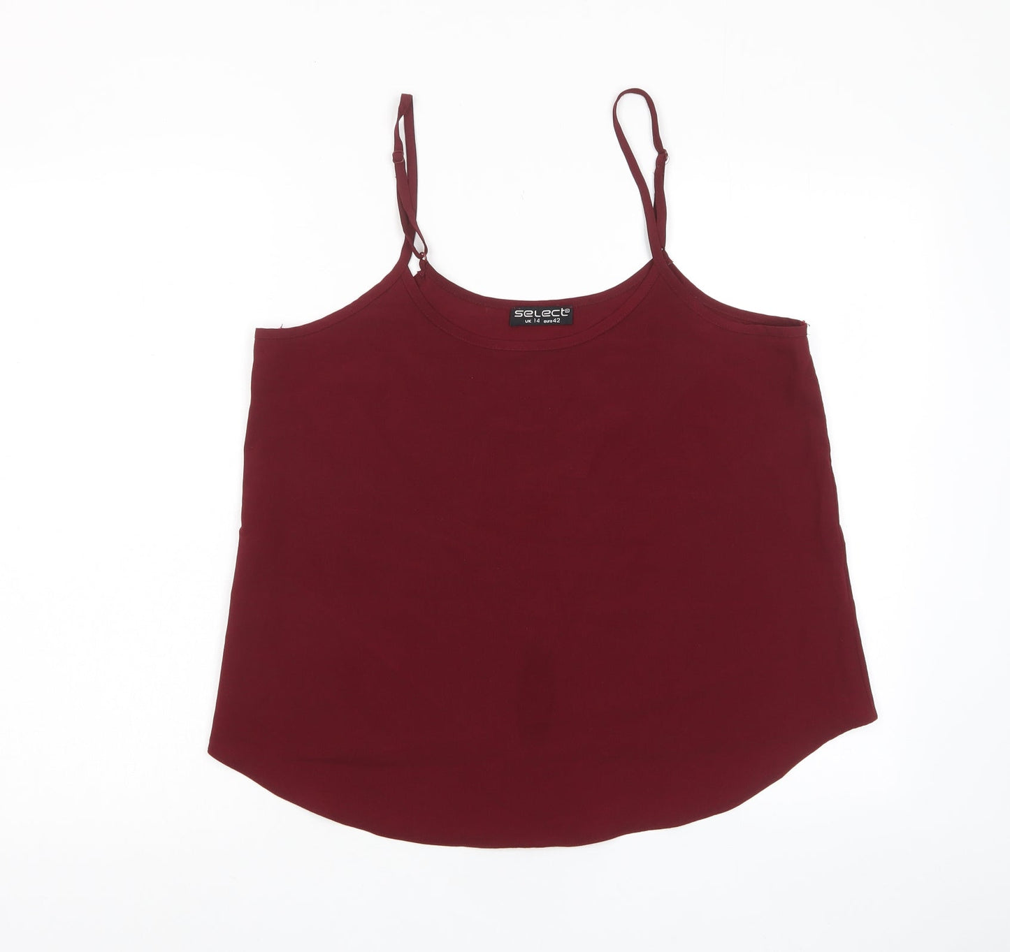 Womens UK Size 14 Select Red Camisole Tank