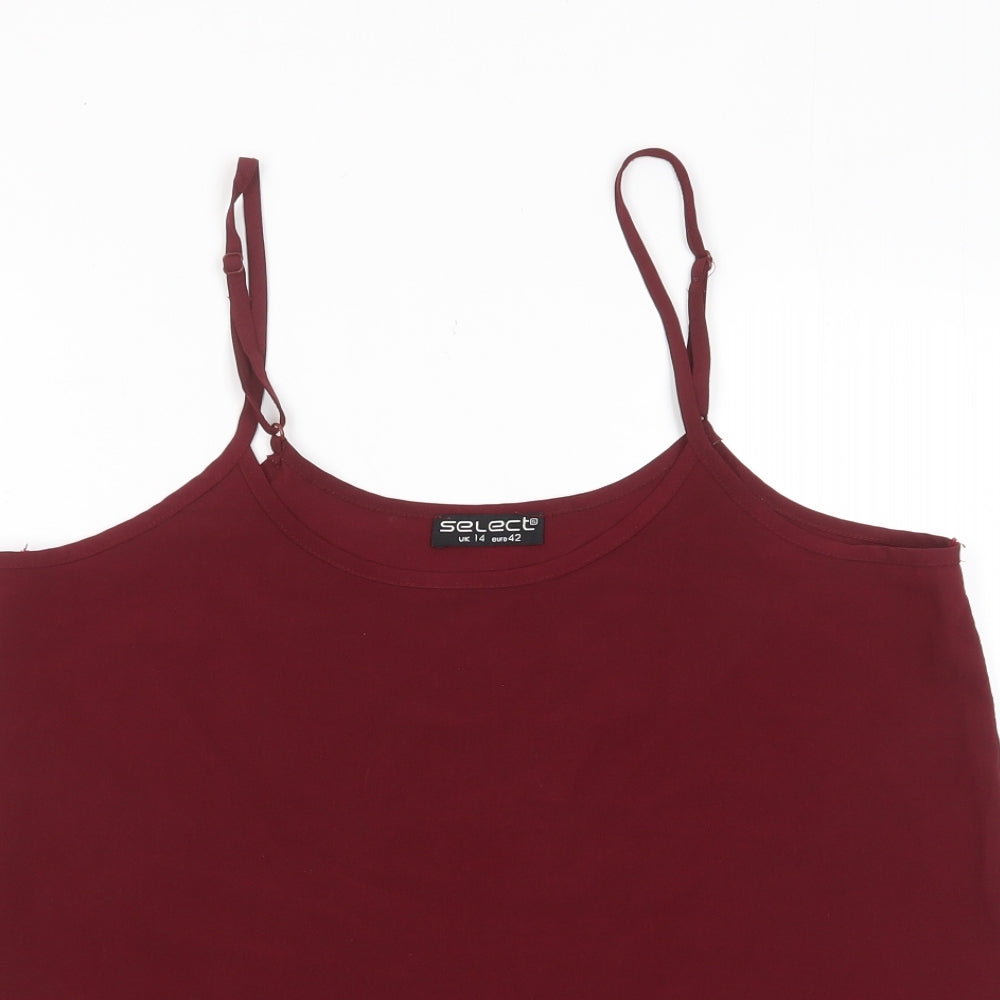 Womens UK Size 14 Select Red Camisole Tank