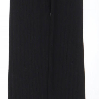 Womens UK Size M Zara Regular Fit  Black Trousers