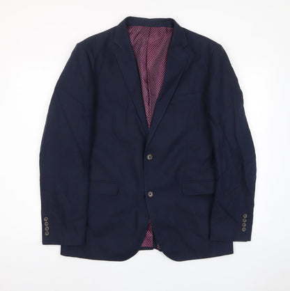 Mens UK Size 40 NEXT Regular Blue Suit Jacket