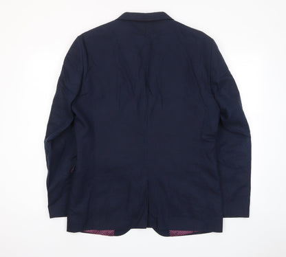 Mens UK Size 40 NEXT Regular Blue Suit Jacket