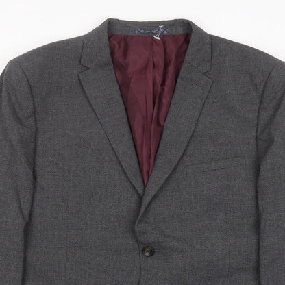 Mens UK Size 44 Marks and Spencer Regular Grey Suit Jacket