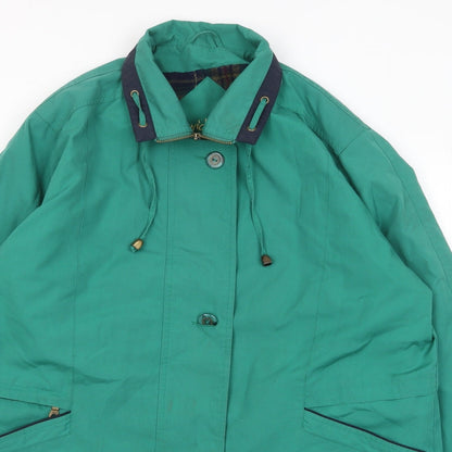 Womens UK Size 16 David Barry Green Jacket
