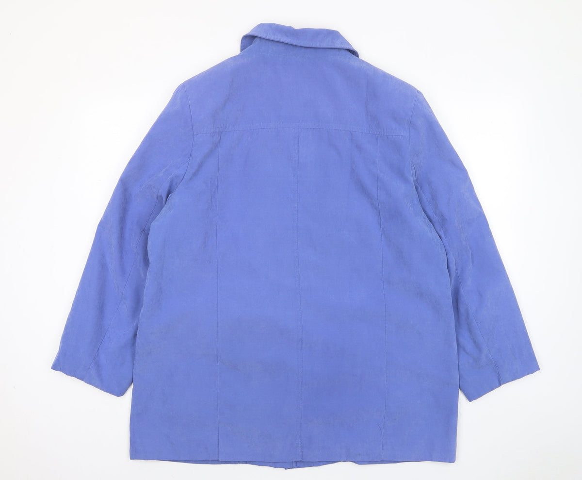 Womens UK Size 16 EWM Blue Jacket