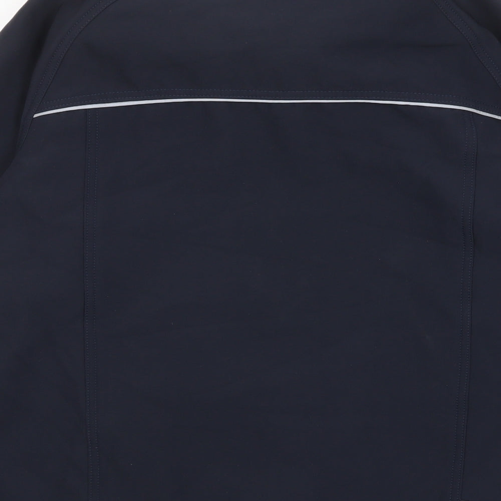 Windstopper Mens Blue Jacket Size L Zip - Zip Pockets