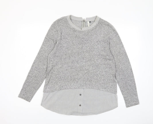 Womens UK Size 12 Maison de Nimes Grey Pullover Jumper