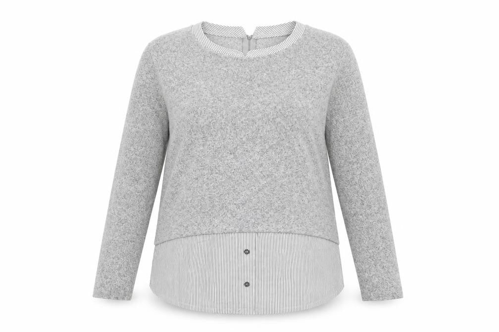 Womens UK Size 12 Maison de Nimes Grey Pullover Jumper