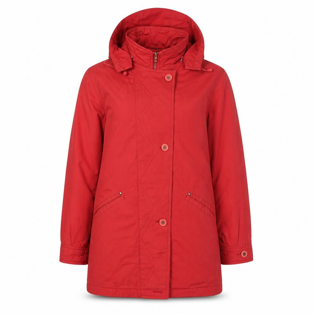 Womens UK Size S Dannimac Red Rain Coat