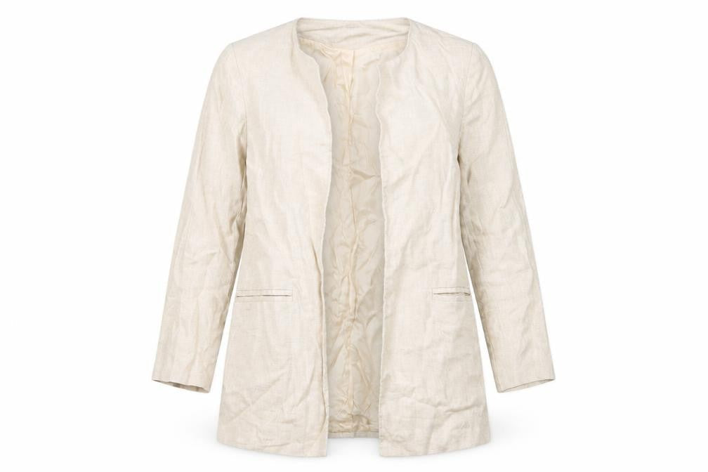 Womens UK Size S Zara Ivory Jacket