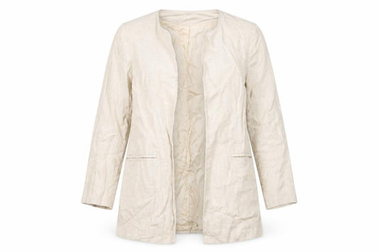 Womens UK Size S Zara Ivory Jacket