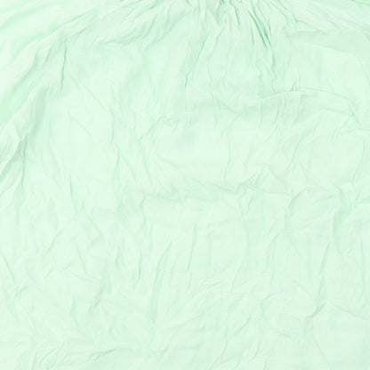 Womens UK Size XL H&M Green Basic T-Shirt
