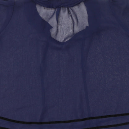 Womens UK Size S Pins & Needles Blue Basic Blouse