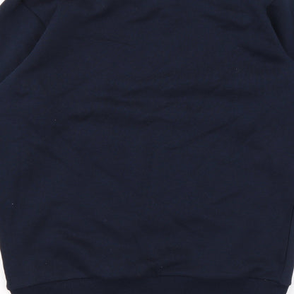 Marks and Spencer Boys Blue Cotton Pullover Sweatshirt Size 12-13 Years Pullover