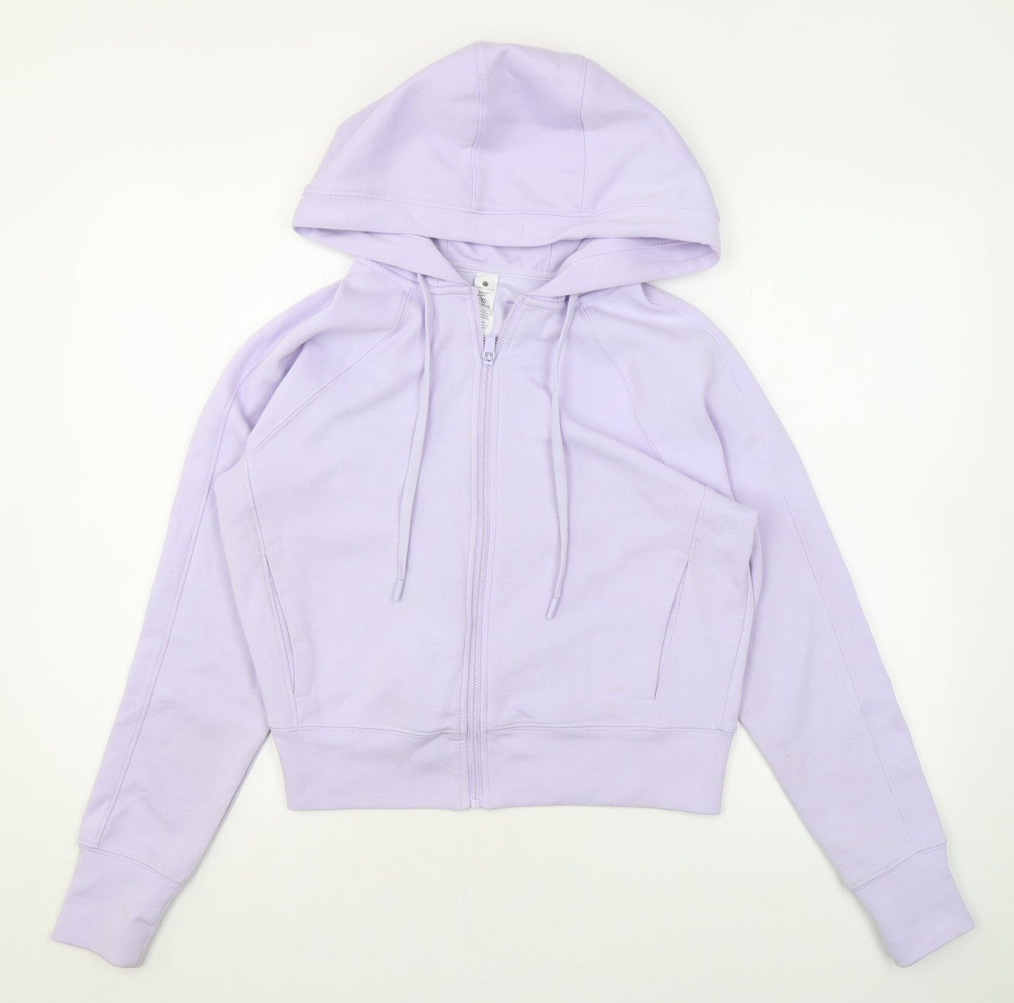 Yogalicious Womens Purple Polyester Full Zip Hoodie Size XL Zip